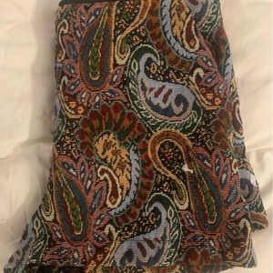 High wasted paisley shorts
